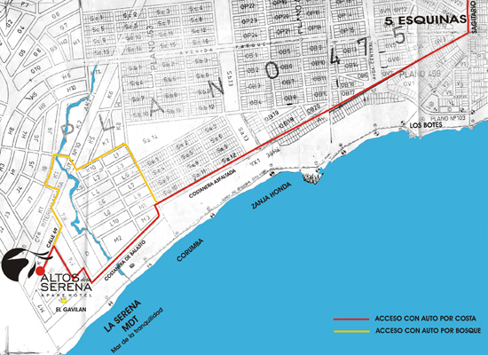 Como llegar a Altos de la Serena